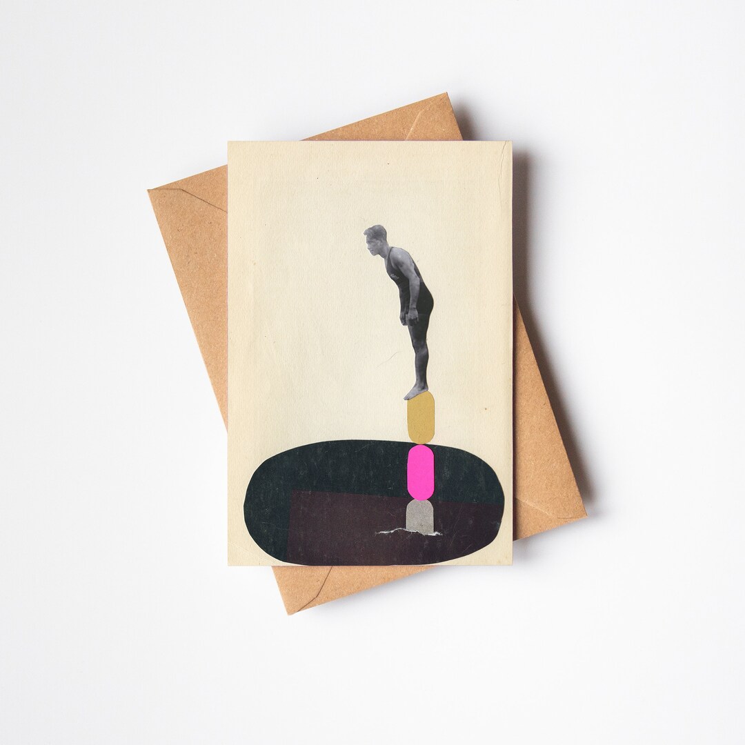 Beach Greetings Card - Rock Pool - Etsy