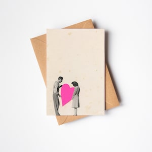 Tarjeta de corazón de amor para San Valentín o aniversario - Kind Hearted