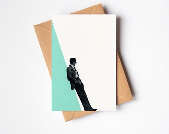 Male Portrait Card - Cool as a Cucumber