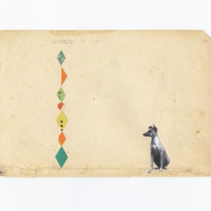 Whippet Art on Paper for Dog Lovers - Wondrous Whippet