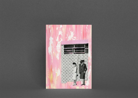 Blank Greeting Card - The Pink House