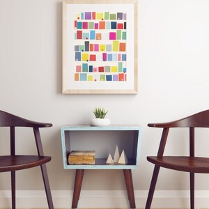 Mid Century Modern Cityscape Art City image 4