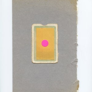 Unique Assemblage Art on Book Cover - 58