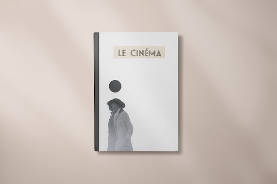 Movie Journal, Hardback Film Notebook 5x7/A5/A4 - Le Cinéma