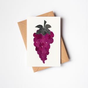 Fruitkaart Wenskaart - druiven
