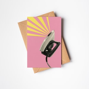 Carte pour nouveau domicile, carte de déménagement - L'art de repasser