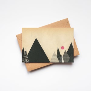 Carta paesaggio astratto - Montagne di carta 3