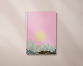 Mountain Hardback Notebook 5x7/A5/A4 - Late Summer Sun