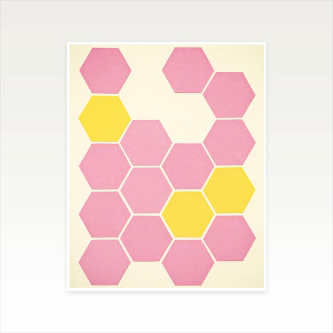8x10 Inch Print Modern Art Sale Item Pink Etsy
