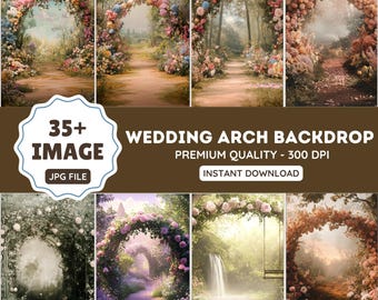 Wedding Arches Digital Backdrop Set, Photoshop Background, Digital Background, Maternity Portrait, Wedding