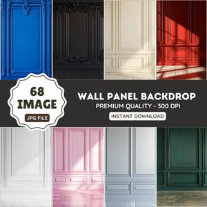 Panel Wall Digital Backdrops, Maternity Backdrop Overlays, Studio Backdrop Overlay, Room Backgrounds, Fine Art Texture Photoshop