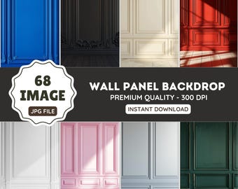 Panel Wall Digital Backdrops, Maternity Backdrop Overlays, Studio Backdrop Overlay, Room Backgrounds, Fine Art Texture Photoshop