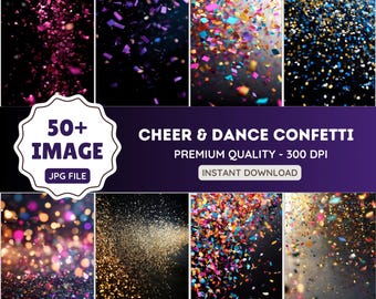 50+ Cheer & Dance Confetti Backdrops | Senior Posters Sports Banners, Memory Mates, Cheer Designs, School Sports Photography