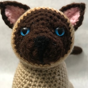 Chat Siamois Patron Amigurumi Crochet image 2