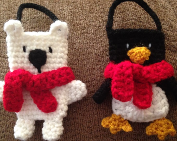 Christmas Gift Card Holders/ornaments 2 Crochet Pattern Etsy