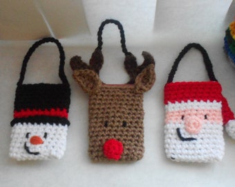 Christmas Gift Card Holder and Ornament Set - Crochet Pattern