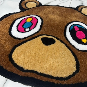 Custom Tufted Rug | Custom Rug | Kanye Bear Rug | Rug for Bedroom | Customized Rug for Living Room | Personalized Rug | Gengar Rug