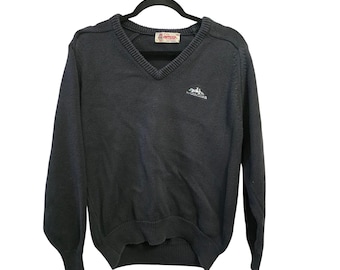 Vintage Lady Antigua Los Caballeros Golf Golftröja V-ringad storlek 38 Made In USA