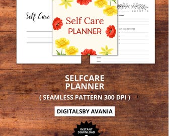 Self Care Planner | Digital Planner | GoodNotes Planner | iPad Planner | Daily Planner | Mental Health Mindfulness Healing Anxiety Self Love