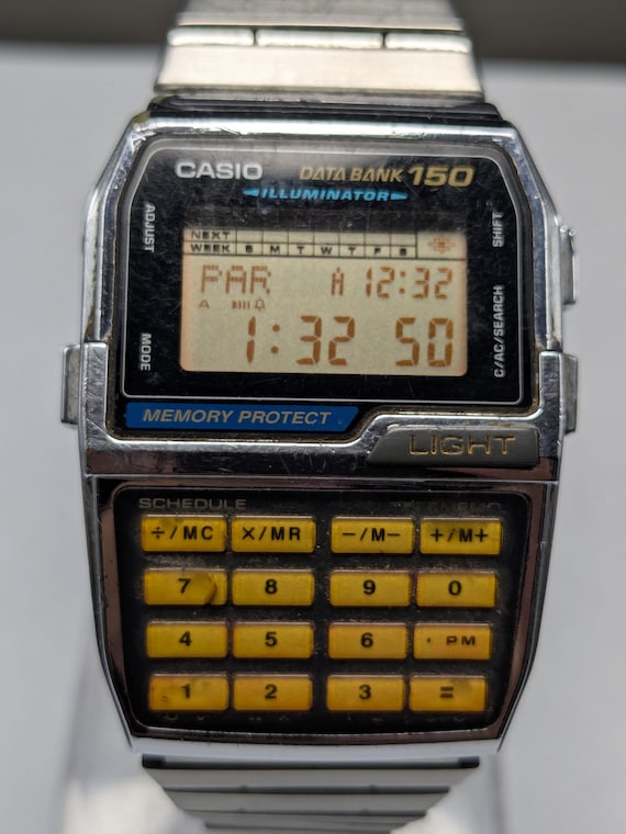 Vintage Casio Calculator Databank 1477 DBC-1500 Japan - Etsy Israel
