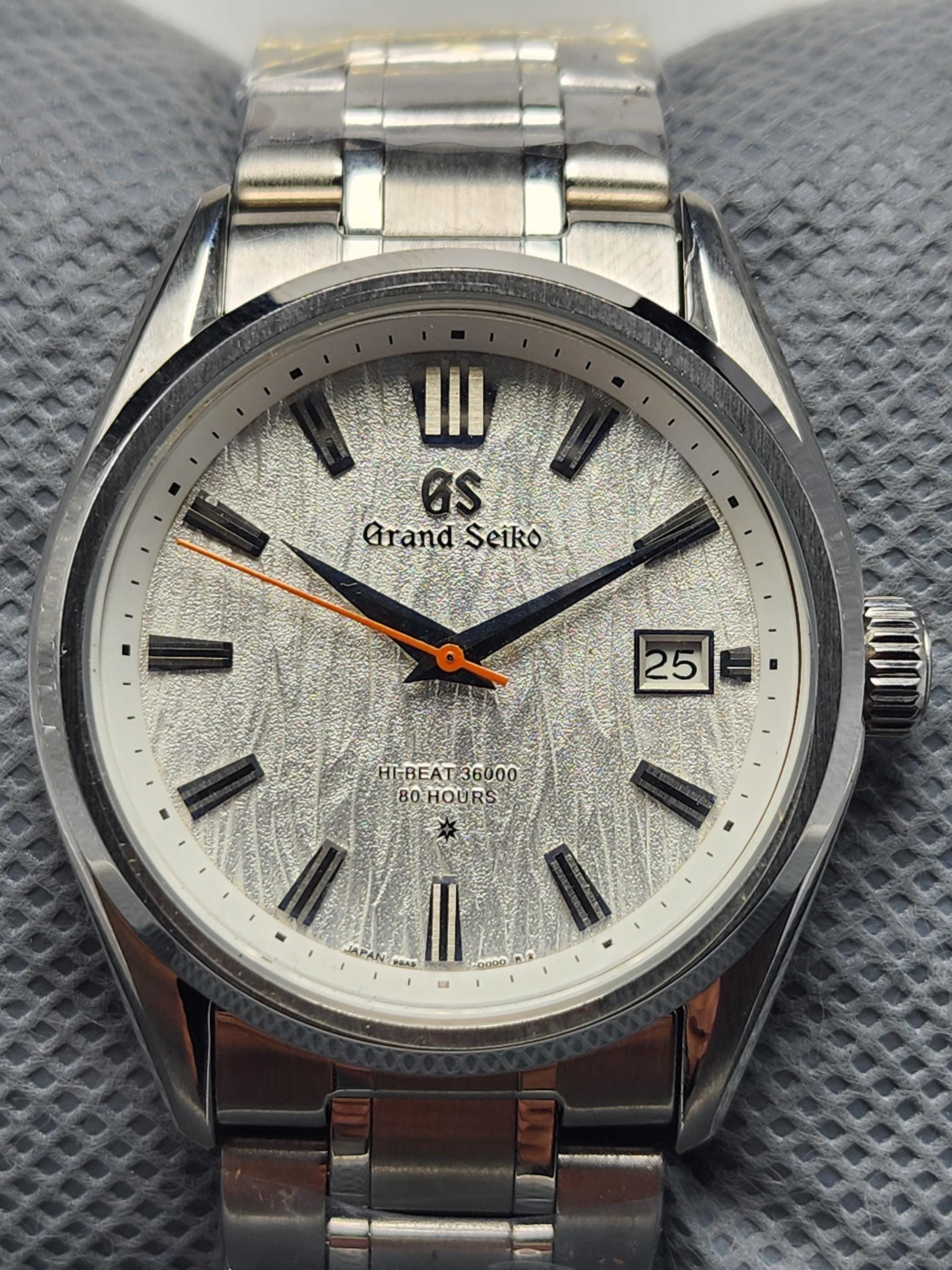 GS 自動巻き腕時計 シルバー　mod Grand seiko mod - Etsy 日本