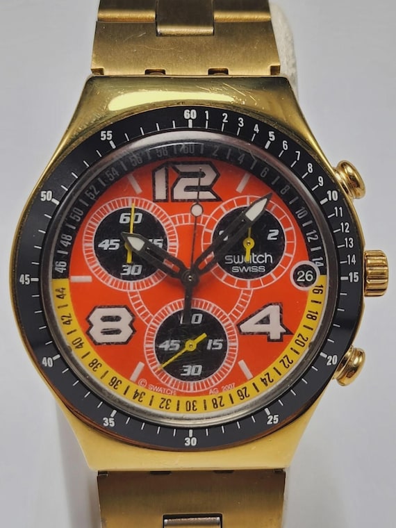 Rare SWATCH Irony Chrono Multi Dial Swiss Made - Etsy