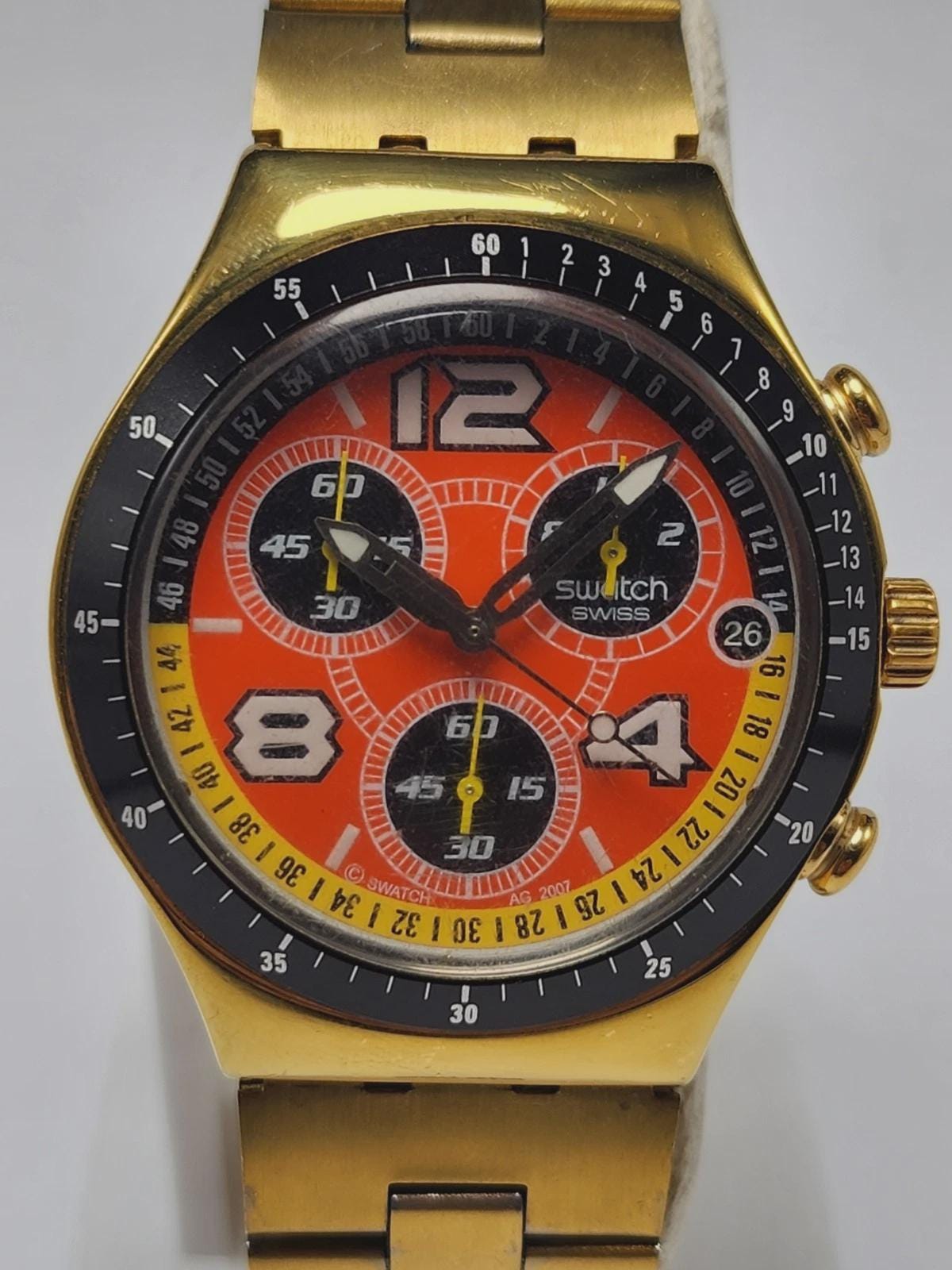 Rare SWATCH Irony Chrono Multi Dial Swiss Made - Etsy