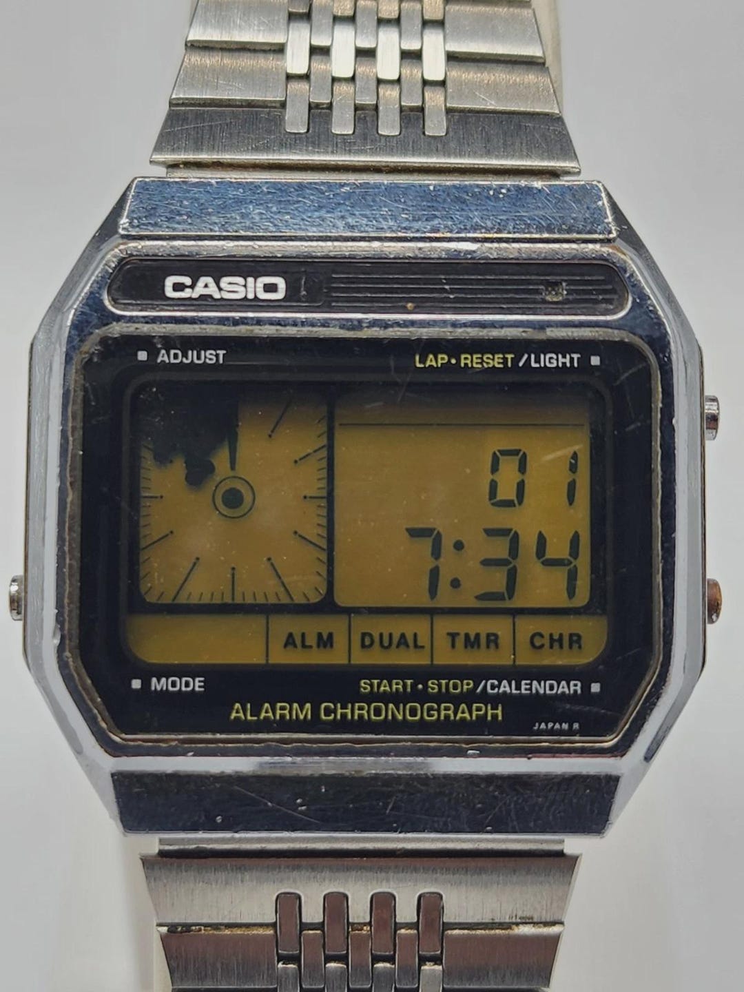 Vintage Casio 118 AX-250 Melody Alarm Chrono JAPAN 80’s LCD Digital ...
