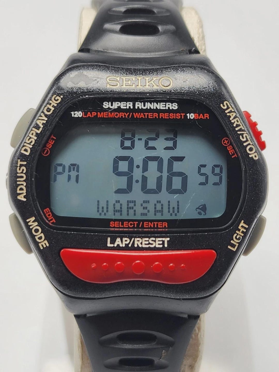 Rare Vintage Seiko Super Runners S650-4000 Digital Sports Fitness