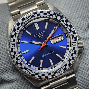 Boxed Seiko 5 Sports SRPK65K1 Checker Flag Special Edition - Etsy