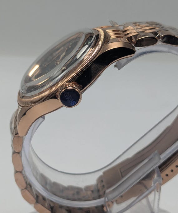 Oris Big Crown Pointer Date ROSE GOLD Guilloche B… - image 4