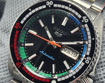 Vintage Seiko 5 Sports Regatta Diver 6119-6053 Rare 1972 Model