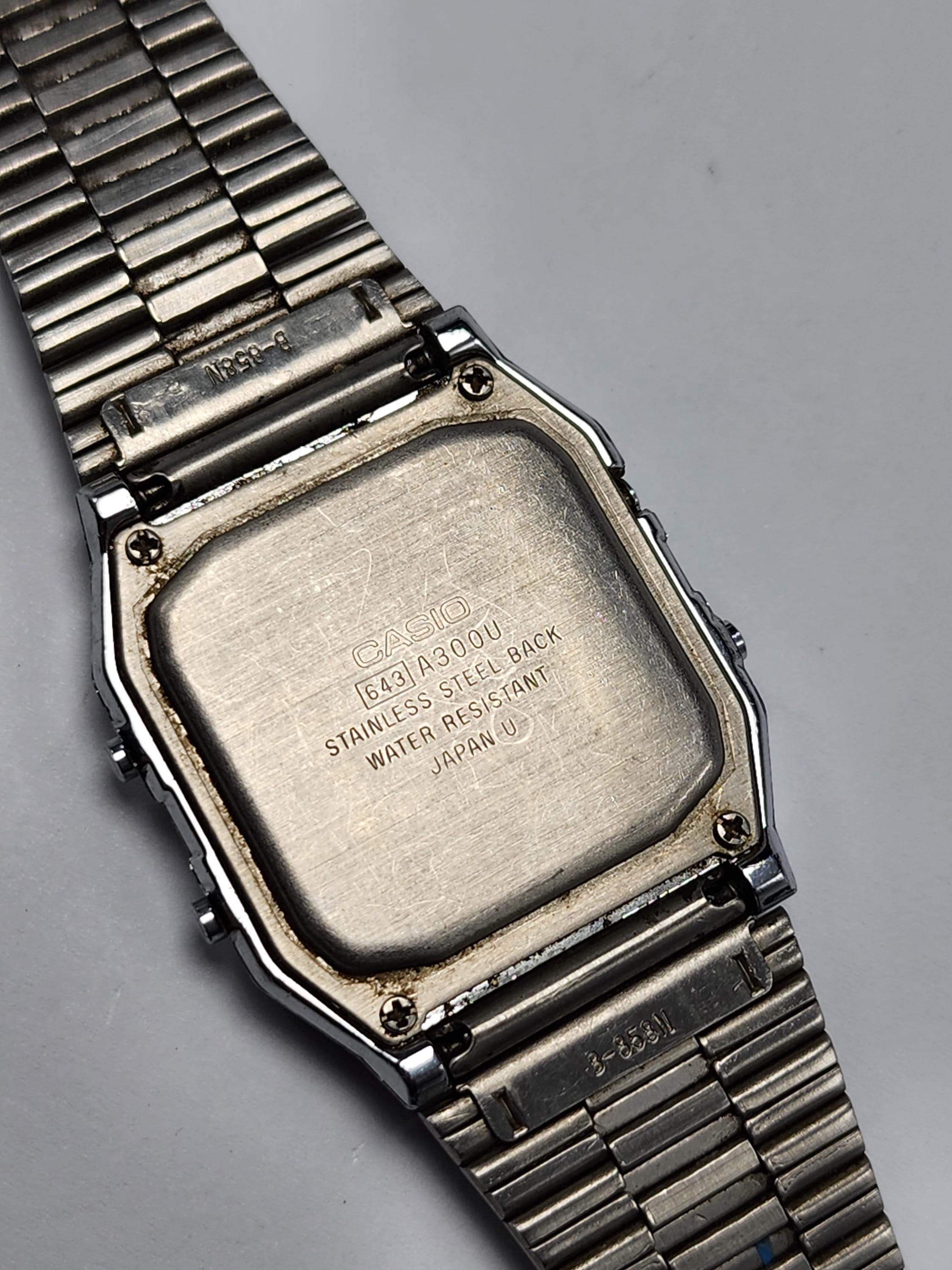 ULTRA RARE Casio World Time A300U Japan 636 Module Vintage 1980s