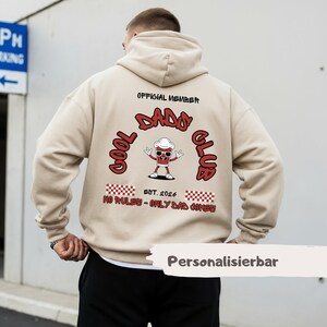 Cool Dads Club Hoodie, Papa Pullover Personalisiert, Vatertagsgeschenk, Geschenk werdender Papa, Papa Geburtstag, Oversized Shirt, Papa est.