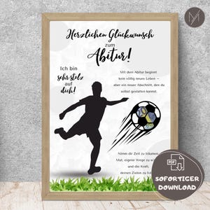 Contant cadeau Abitur 2025 jongen Abitur gefeliciteerd Abitur geslaagd cadeau Last Minute Abitur cadeau idee jongen Abitur Instant Download