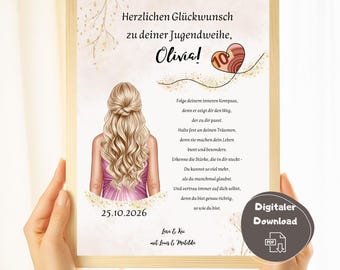 Regalo de dinero personalizado para la confirmación de niñas, regalo de confirmación de última hora, plantilla para regalo de dinero DIY, plantilla de manualidades descargable (PDF A4)