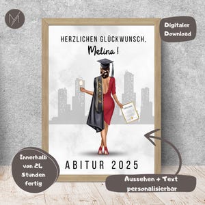 Abitur Cadeau Gepersonaliseerde Gift School Afstuderen Abitur 2025 Studie Bachelor Master Examen Gefeliciteerd Abitur geslaagd Cadeau