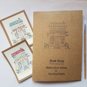 Watercolour Kit | Beginner plus | Book Shop | Pen and Wash | Mess free | Just add water | Holiday Activity