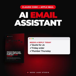 Claude Code Guide: Connect Apple Mail, AI Email Assistant for Mac, Clean Your Inbox, Draft Replies, Beginner PDF