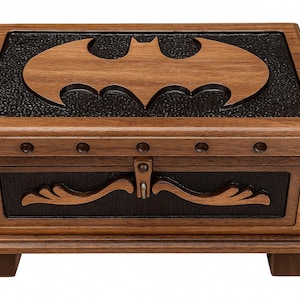 Hand Carved Walnut Jewelry Box | Rustic Wooden Keepsake Chest | Heirloom Storage Gift