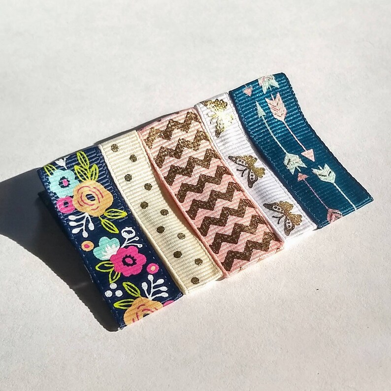 Hair Clip Toddler Barrettes Ribbon Barrettes Gold Barrette Etsy