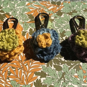 Flower Crochet Keyring