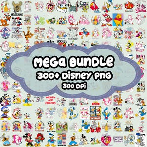 300+ Disney All Character Png Bundle, Mouse and Friends Png, Disney Princess Png, Pooh and Friends Png, Toy Story Png, Disneyland Trip Tee
