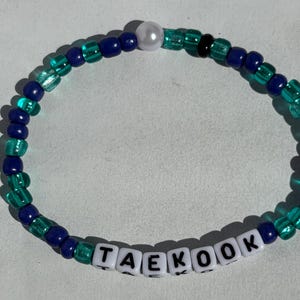 BTS TAEKOOK Glass Bead Bracelet