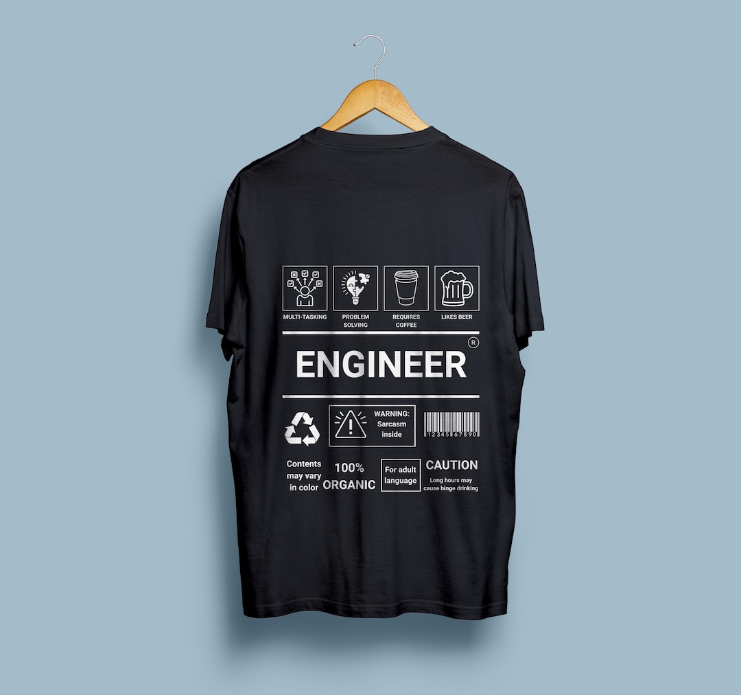 Engineer T-shirt Design SVG/PNG - Design Svg - Fashion Design - Trendy ...