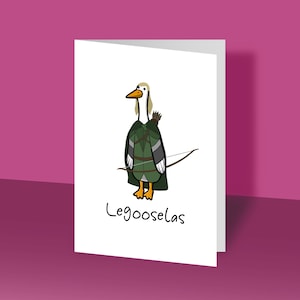 Legooselas | Carte de voeux, Carte d'anniversaire, Carte-cadeau, Cartes amusantes, Oie, Film fantastique