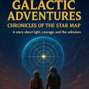 Libro electrónico Aventura Galáctica – Crónicas del Mapa Estelar / Historia digital de ciencia ficción para adolescentes y adultos / PDF imprimible