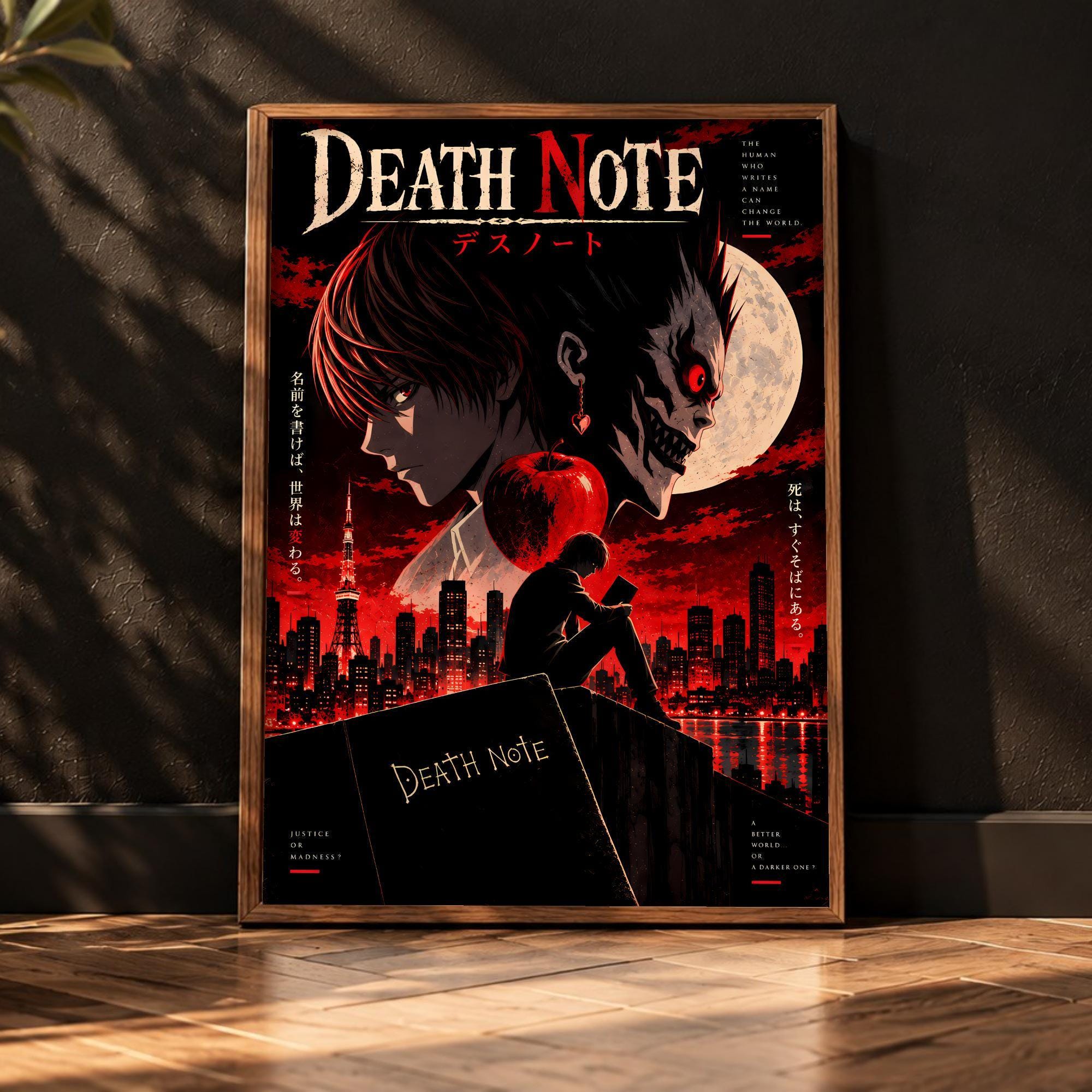 L Death Note Poster - Etsy