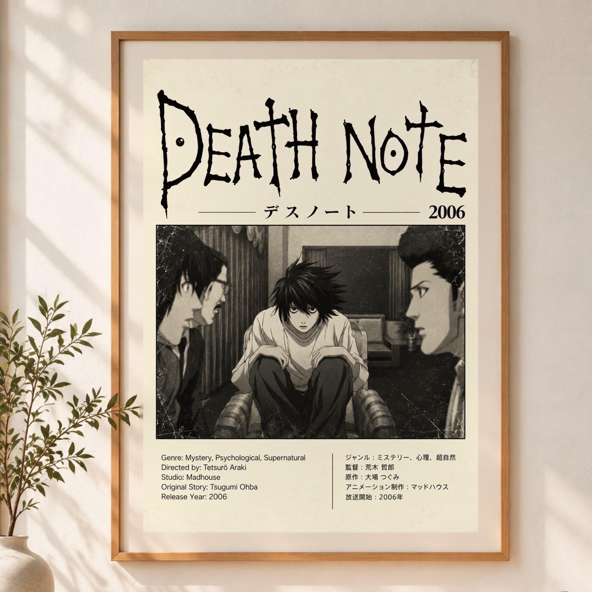 Death Note L Poster - Etsy