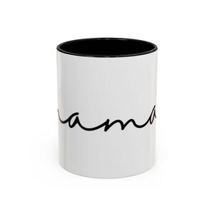 Stylish Mama Accent Coffee Mug - Perfect Gift for Mom, Coffee Lover, Birthday, Mother's Day, Kitchen Decor